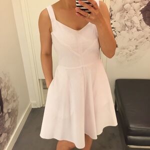 NWOT Ann Taylor Seersucker Flare dress in 8P petite